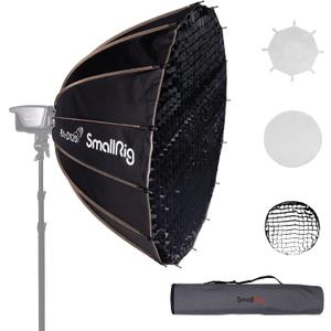SMALLRIG Parabolic Softbox Quick Release, Parabolic Softbox, Compatible with SmallRig RC 120D/RC 120B/RC 220D/RC220B and Other Bowens Mount Light (47.2inch/120cm)