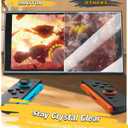 2 x OMOTON 2-Pack Screen Protector for Nintendo Switch 2 [2025 Upgrade] with Easy-Fit Alignment Tray, 9H Hardness Accessories, Bubble-Free, Ultra HD Clear & Anti-Scratch, Case & Dock Friendly