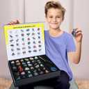 BTYCityMao Rock Collection for Kids - 36pc Cool Rocks and Gems Stones Crystals Kit - Rocks and Minerals Science Kit with Leaning Guide - Earth Science Activity Kit - Rock Collection Box for Kids