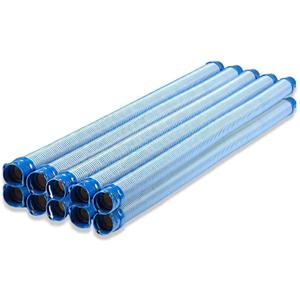 10 Pack, 39 Inch Swimming Pool Vacuum Hose Replacement, Pool Cleaner Hose fit for Zodiac and Polaris MX6 MX8 X7 T3 T5, Blue and White Twist Lock