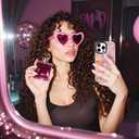 for iPhone 16 Pro Case, Disco Party Glam Y2K Design, Military-Grade Drop Protection, Playful Soft Slim TPU Protective Cover with Camera Protection for Women & Girls