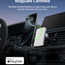 Belkin MagSafe Vent Mount Pro - MagSafe Phone Mount for Car, Magnetic Phone Holder Compatible with iPhone 17, 16, 15, Series, 14 Series, Pixel 10, and More - Gray