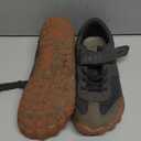 KUBUA Boys Girls Sneakers Kids Barefoot Shoes Comfort Anti-Slip Walking Shoes for Indoor Outdoor Toddler Little Big Kid (Dark Grey) 3.5