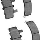 Front Disc Brake Pad Set for Chevrolet C1500 1990-1999 for Tahoe 1998-2000 for Cadillac Escalade 1999-2000 for Cadillac Fleetwood 1990-1992 for Chevrolet C1500 Suburban 1997-1999 1 Piece