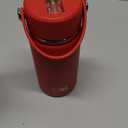 OISIZ Kids Water Bottle with Straw Lid 14oz, Vacuum Insulated 316 Stainless Steel Water Bottles for Kids for School, Leakproof Water Bottle, BPA Free and Keep Cold for 24 Hours (Red)