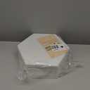 12 Pack Acoustic Panels Self Adhesive Sound Proof Foam, High Density Sound Acoustic Foam Panel, 12X10.23X0.4 Inch Hexagon Wall Panels in Home,Office,Reccording Room,Studio(Snow White)