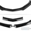 Front Lip Compatible with 2016-2024 Chevrolet Camaro LT/LS/RS/SS, Glossy Black Bumper Air Dam Lower Chin Spoiler Splitter Fit for 16-24, Protection Body Kit