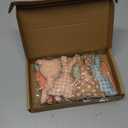 Cinnvoice Felt Rustic Easter Bunny Rabbit Banner Rabbit Beads Garland Vintage Farmhouse Spring Easter Garland Decorations Hanging Celebration Decoration for Home Party Supplies