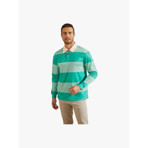 LILLIWEEN Classic Blues Striped Clues Shirt Mens Steve Green Striped Shirt Adult Halloween Costume size S