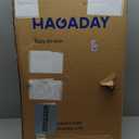 Hagaday Baby Stroller, 2-in-1 Reversible Toddler Seat with Bassinet Mode, Foldable Infant Stroller with Canopy, One Button Brake, Adjustable Handle, Newborn Pushchair(Pink)