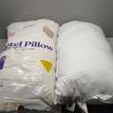 FluffCo Down Alternative Pillows - King Size, Soft (2 Pack)