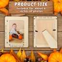 Cholemy 25 Pcs Christmas DIY Picture Frames Crafts Wooden DIY Photo Frame with Xmas Stickers and Acrylic Paints for School Game Home Classroom Activities Party Decorations