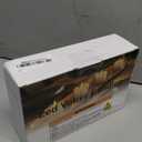 Homemory Flameless Votive Candles with Timer, 2" x 2" Real Wax, 400+Hour Realistic Black Wick Battery Operated Candles, Set of 6 for Wedding, Party and Holiday Decoration (Battery Included)