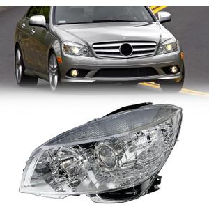 Headlight Assembly for Mercedes Benz W204 C Class Headlamp C300 C230 C350 2008 2009 2010 2011 (Left Driver Side)