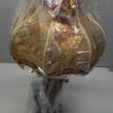 European-Style Creative Base Table Lamp, Handmade Fabric Lampshade Bedside Lamp, Warm and Romantic Bedside Lamp.(Without Bulb),Lamp b