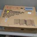 PUPETPO Freestanding Pet Gate for Dogs, Foldable Wooden Dog Gate for House, Extra Wide Indoor Pet Barrier for Stair, Doorway, Hall, Support Feet Included, 120 Inch Wide, 6 Panels 24", Brown