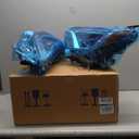 WFLNHB Headlight Assembly Compatible Replacement for Toyota Rav4 2016-2018 Projector Headlamp Black Housing Amber Reflector for Both Driver and Passenger Side