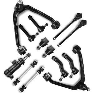 YITAMOTOR 13 Piece Front Suspension Kit Compatible with 2002-2006 Cadillac Escalade, 1999-2007 Chevy Tahoe/Suburban/Silverado/Avalance, 1999-2007 GMC Sierra 1500/Yukon