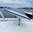 Marine-Grade Heavy-Duty Adjustable Fixed Mount for Starlink Mini Antenna - Flat Dish Base Perfect for Boats, Yachts, Sailboats, and Trawlers (LM-SMINI-HDBRK)