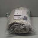 downluxe King Size Blanket with Satin Trim, Lightweight Down Alternative King Blanket for All Season, Machine Washable (Sand, 108 x 90 Inch)