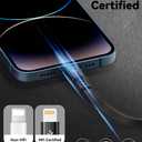 2 x MINLU USB Type C to Lightning Cable 4Ft 2Pack, Retractable iPhone Charger Fast Charging for Retractable Car USBC iPhone Cord for iPhone14/13/12/11 Pro Max/XS/XR/X/iPad/CarPlay