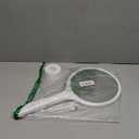 YISSVIC Electric Fly Swatter 4000V Bug Zapper Racket Dual Modes Mosquito Killer with Purple Mosquito Light Rechargeable for Indoor Home Office Backyard Patio Camping