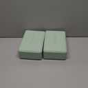 Trideer Yoga Block, Soft Non-Slip Surface Premium Foam Blocks, Supportive, Lightweight, Odorless, Yoga Accessories for Pilates Meditation General Fitness Stretching Toning (Mint Green-2 Pack)