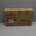 Bonsenkitchen Vacuum Sealer Machine, Stainless Steel Food Sealer Vacuum Sealers with 100 Bags & 1 Roll Bag, 5 Food Vacuum Modes, Built-in Cutter & Bag Storage, Silver-Black