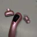 rategist Cordless Electric Razors for Women: Rechargeable Painless Bikini Trimmer for Body Hair - IPX7 Waterproof Shaver with LED Display for Face/Underarm/Leg Deep Blue