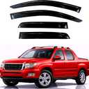 KPY Rain Guards Fit for 2006-2014 Honda Ridgeline, Out-Channel Window Visors Vent Wind Deflectors 4PC, Car Accessories for 06-14 Ridgeline