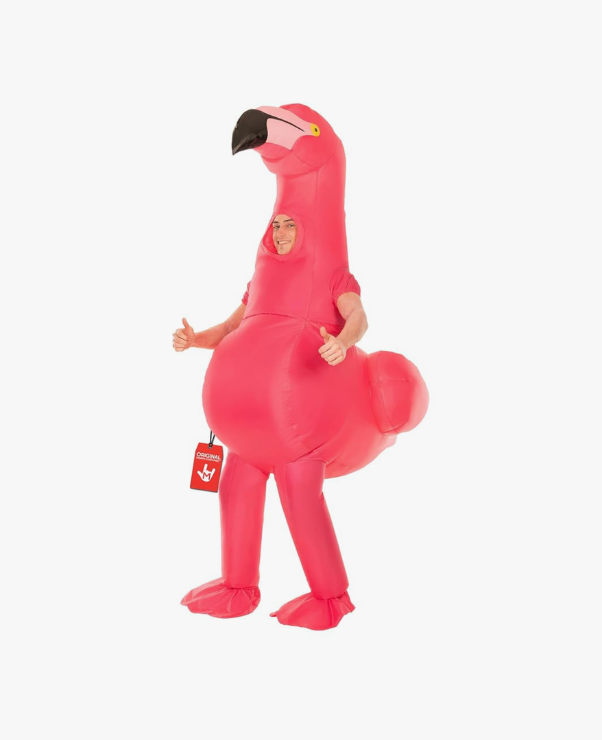 Morph Inflatable Flamingo Costume, Flamingo Costume Adult, Halloween Costumes for Men, Halloween Costumes for Adults