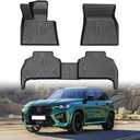 Mixsuper Liner Floor Mats for BMW X5 2019-2025, All Weather Floor Liners for X5 Accessories Durable 1st and 2nd Row Set Black
