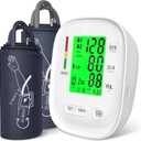Blood Pressure Monitor with XL Cuff (14-21") & M/L Cuff (9-17") for Big Arm, Rechargeable BP Machine for Home Use with Color-Coded Large Screen, Automatic High BP Monitors, Dual User 290 Memory