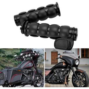 DREAMIZER 25.4MM Motorcycle Handlebar Grips 1 inch Compatible with Honda Shadow Spirit 750 Valkyrie Fury VTX1300 VTX1800 VT400 VT750 VT1100 - Smooth