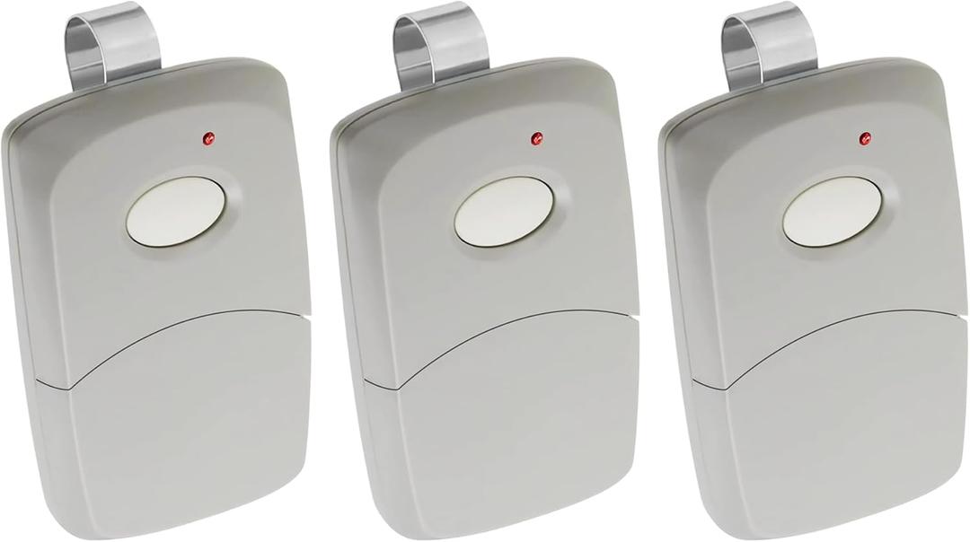 3-Pack 10 Dip Switch MultiCode Gate Opener Remote 3089 308911 300MHZ | 3-Year Warranty Compatible with 300MHZ 10 Pin 10 Digit Multi-code Gate Garage Door Opener