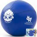 AIERSA Herding Ball for Dogs,Tug of War Dog Toy with Handles for Outdoor Play,Dog Soccer Ball Toy&Indestructible Training Toy Balls for Australian Shepherd,Interactive Toy Balls for Small&Medium Dogs ( Blue)