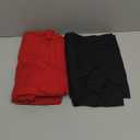 Tommy Hilfiger Men's Cozy Fleece Sleep Set (Large, Black, Buffalo Plaid)