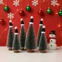 2 x Soulchen 30 Pack Mini Santa Claus Hat Christmas Lollipop Candy Party 1.18 x 1.18 Inch Christmas Santa Hat for Craft (Black)