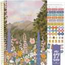 bloom daily planners 2026 Planner (January - December) Calendar Year Organizer - 5.5 x 8.25 - Weekly & Monthly Agenda Book with Stickers & Bookmark - Wildflower Mountainside