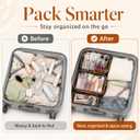 Clear Makeup Bags with Zipper, TSA Approved Travel Toiletry Bag, 3-Pack (Large, Small & Mini) Clear Cosmetic Bag, Waterproof Make Up Bag for Women, Car Bag Organizer & Car Organization Essentials