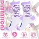 Funny Hummingbird Women's Men's Socks Middle Socks with Sayings Gift for Hummingbird Animal Lovers