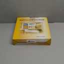 Bathroom Shelves, Glass Shelf Wall Mounted Glass Corner Shower Shelf with Aluminum Rail for Bathroom (2 Packs) (Light Silver)