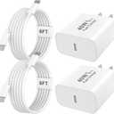 iPhone 17 16 15 Charger Fast Charging, 2 Pack 40W USB C iPhone 17 16 15 Pro Max Charger Block & 6FT Type C Charging Cable Cord for iPhone 17/Air/17 Pro/17 Pro Max/16/16 Pro/16 Pro Max/15/15 Pro Max