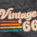 1966 Vintage Birthday T-shirt, Retro 60th Birthday Gift (Heather Dark Grey, XL)