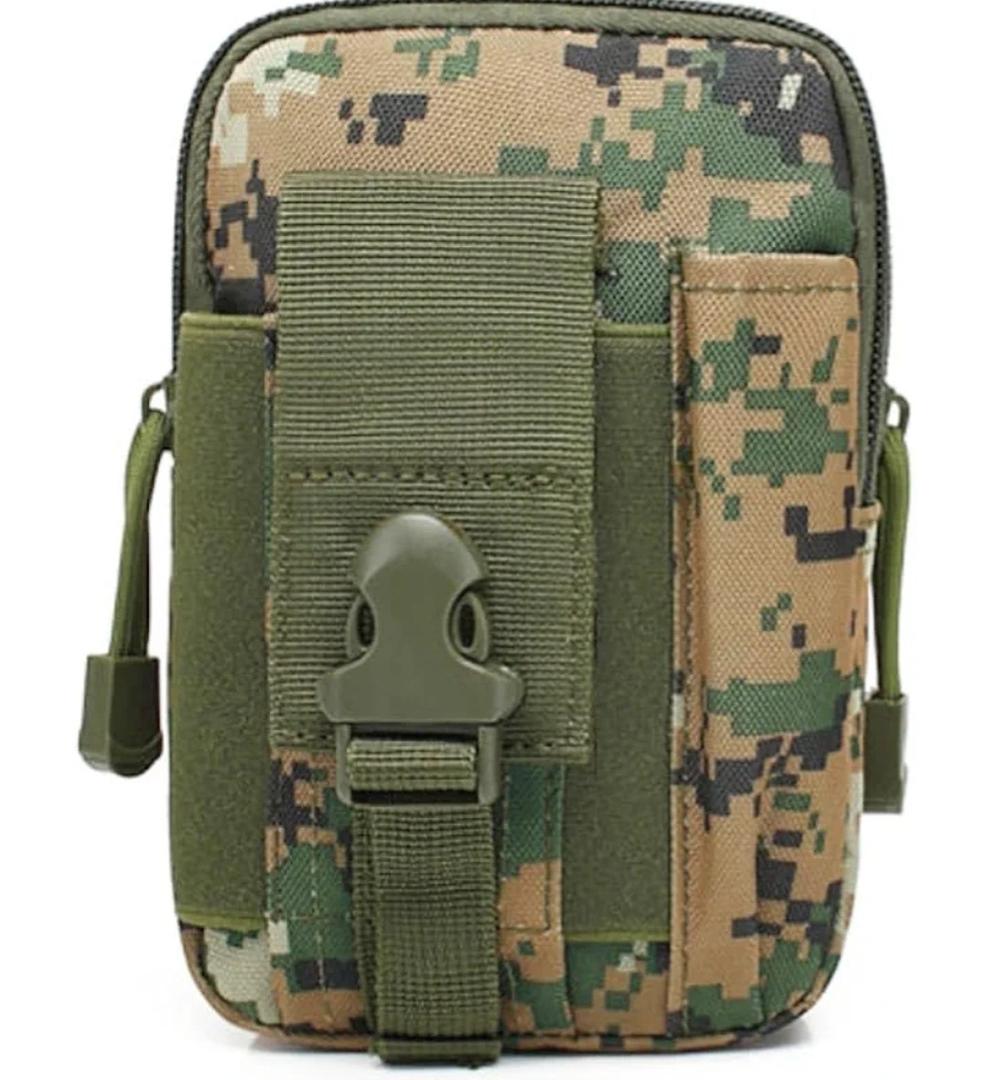 Belt Pouch, Tactical Molle Phone Pouch EDC Utility Pouches Waist Bag, Small Cell Phone Holster Gear Tool Gadget Pocket for Men Pack Of 2