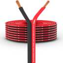 DS18 SW-12GA-100RB 12-GA Ultra Flex Speaker Wire Red and Black 100FT - Speaker Cable for Audio Applications