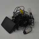 addlon 54(48+6) FT Solar String Lights Waterproof,Patio Lights Solar Powered with Remote & USB Port 15+1 LED Shatterproof Bulbs 3 Light Modes, Dimmable Solar Light for Camping Backyard Garden