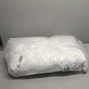Three Geese White Goose Feather Down Pillows Standard Size Set of 1-100% Cotton, Medium Firm,Soft Support
