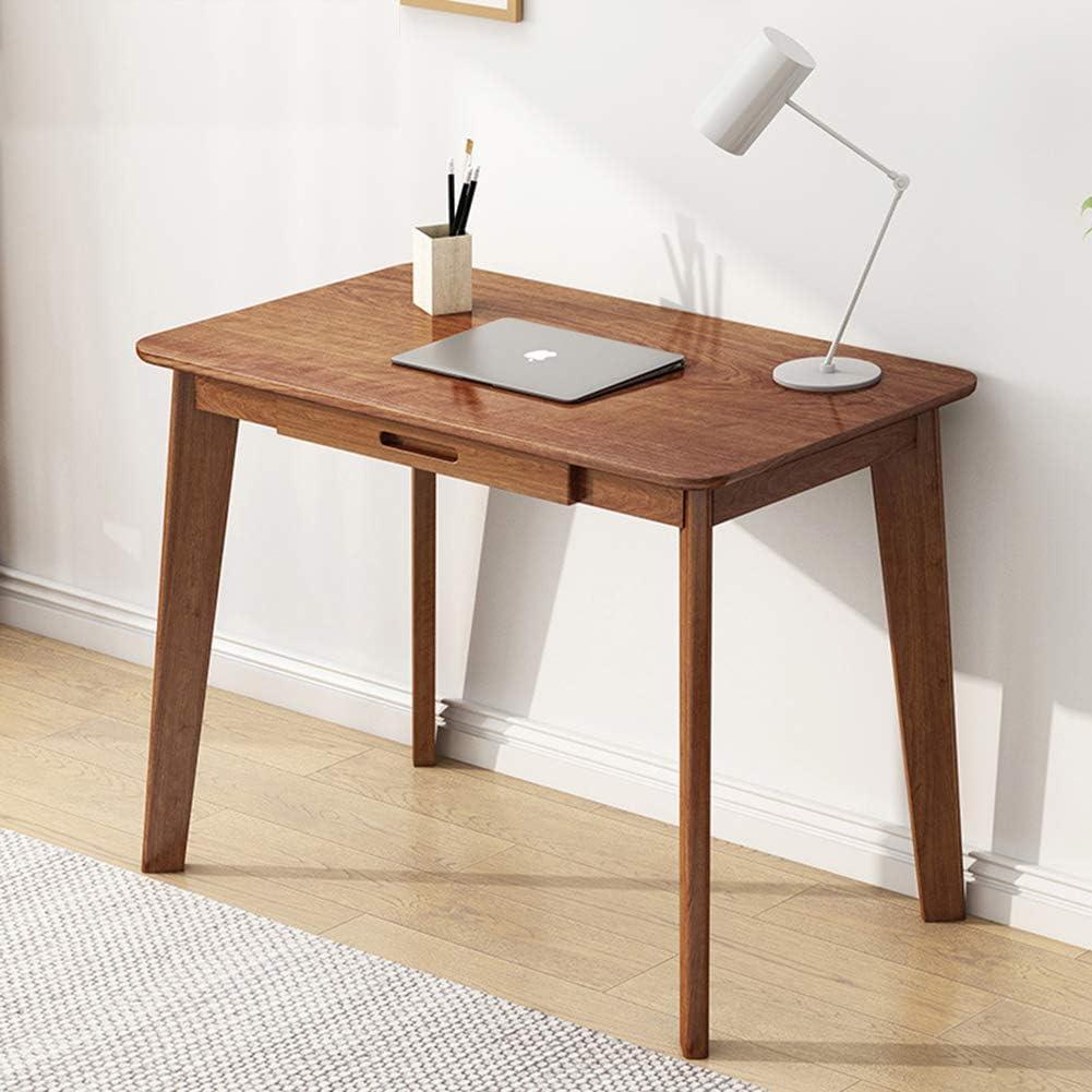 IOTXY Solid Wood Writing Desk - Home Office Workbench Desk with Drawer, Laptop Computer Work Study Table, 80CM