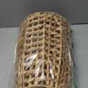 Hiceeden Woven Front Door Basket, Water Hyacinth Hanging Wall Flower Basket, Wall Decor Boho Decoration Veggies Storage Basket for Home, Pantry, Garden, Farmhouse